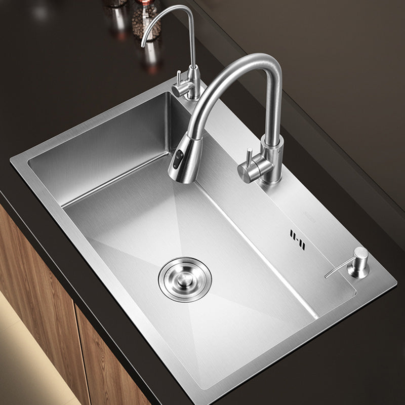 Avtoit | Contemporary Style Kitchen Sink Stainless Steel Color Fast Built-In Sink