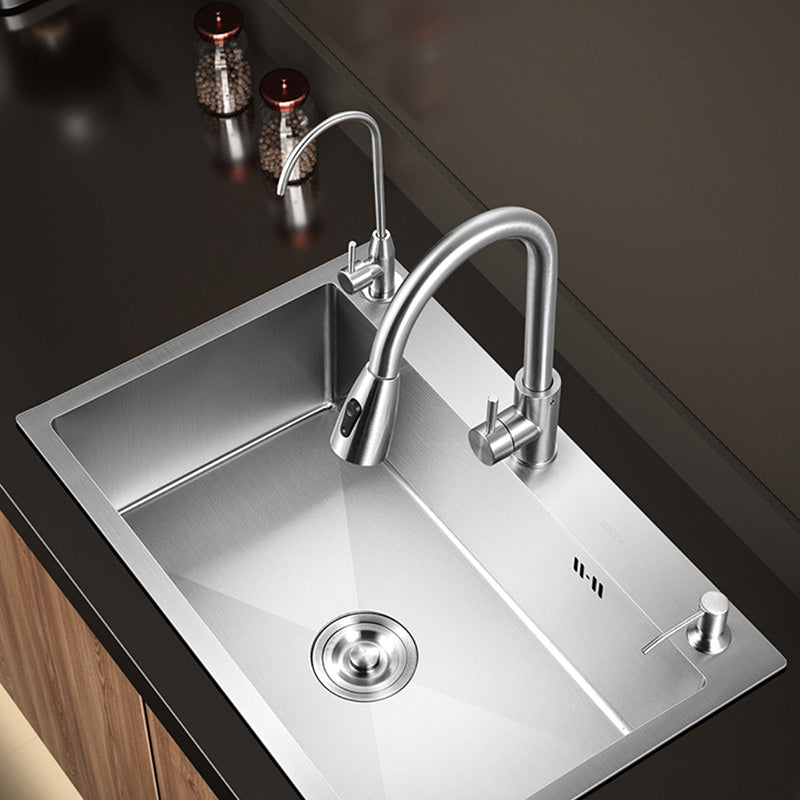 Avtoit | Contemporary Style Kitchen Sink Stainless Steel Color Fast Built-In Sink