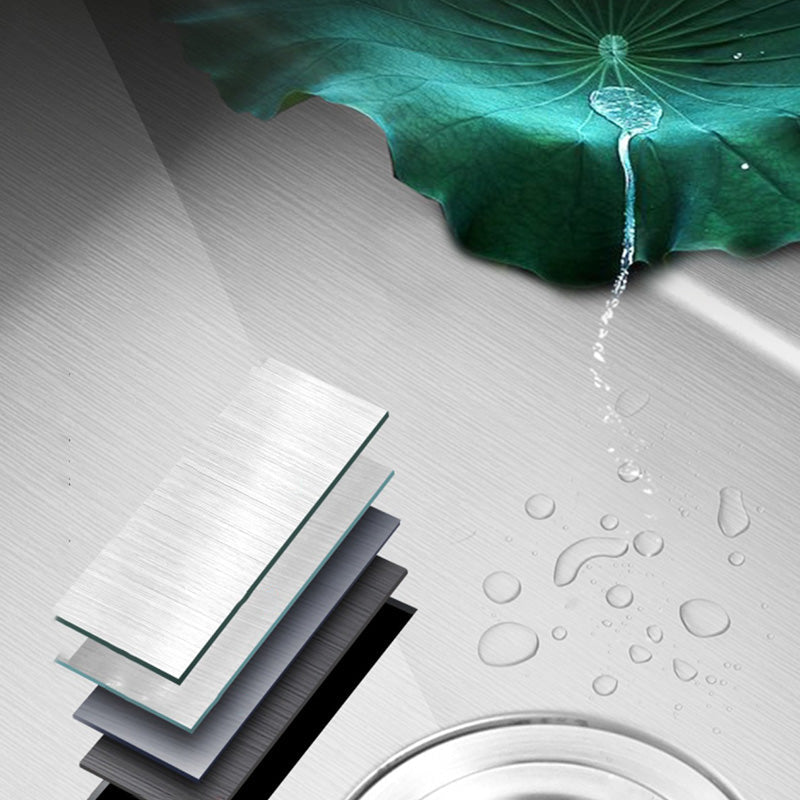 Avtoit | Contemporary Style Kitchen Sink Stainless Steel Color Fast Built-In Sink