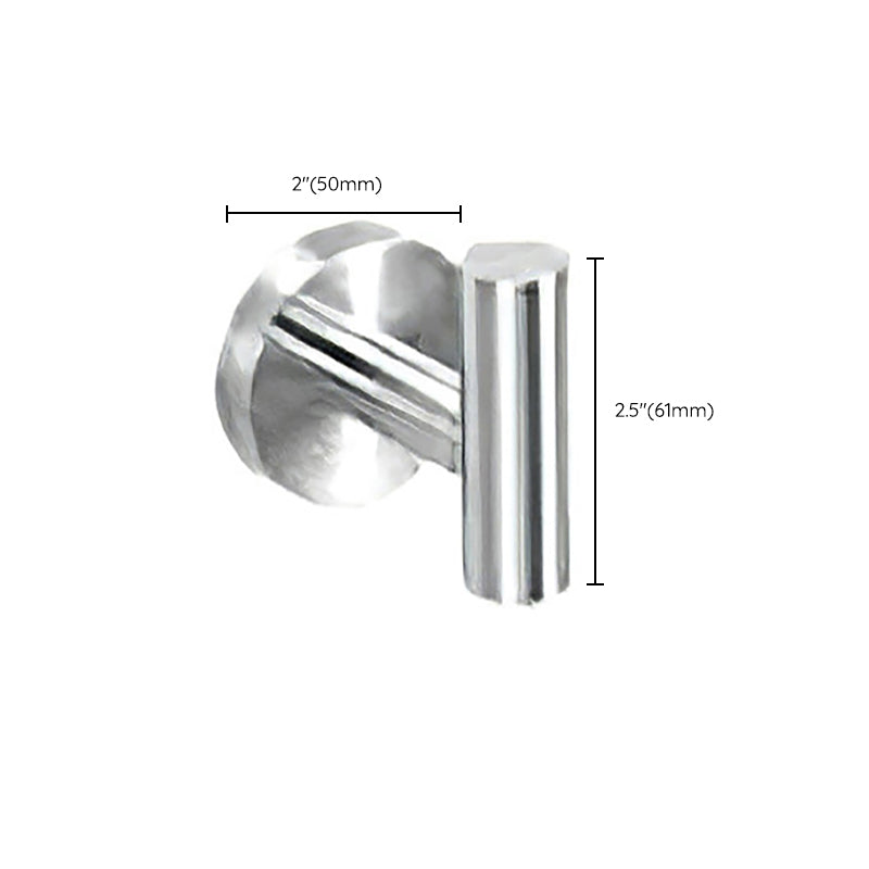 Avtoit | Metal Simple Bathroom Accessories as a Single Piece or in a Set in Silver