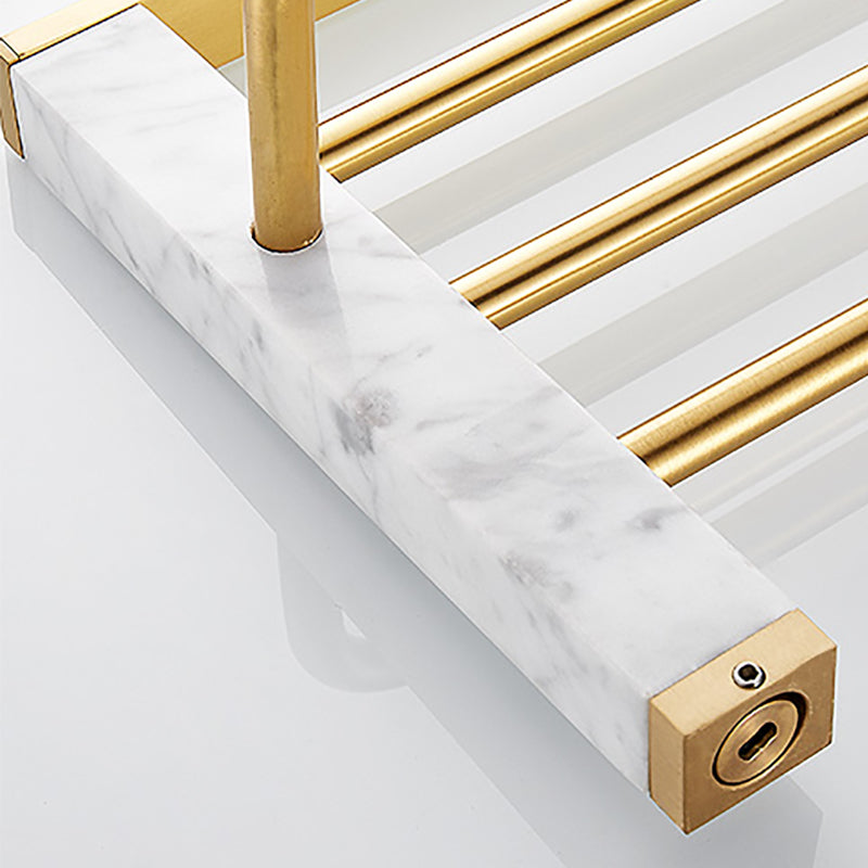 Avtoit | Metal and Marble Bathroom Accessory Single or in Set in Gold