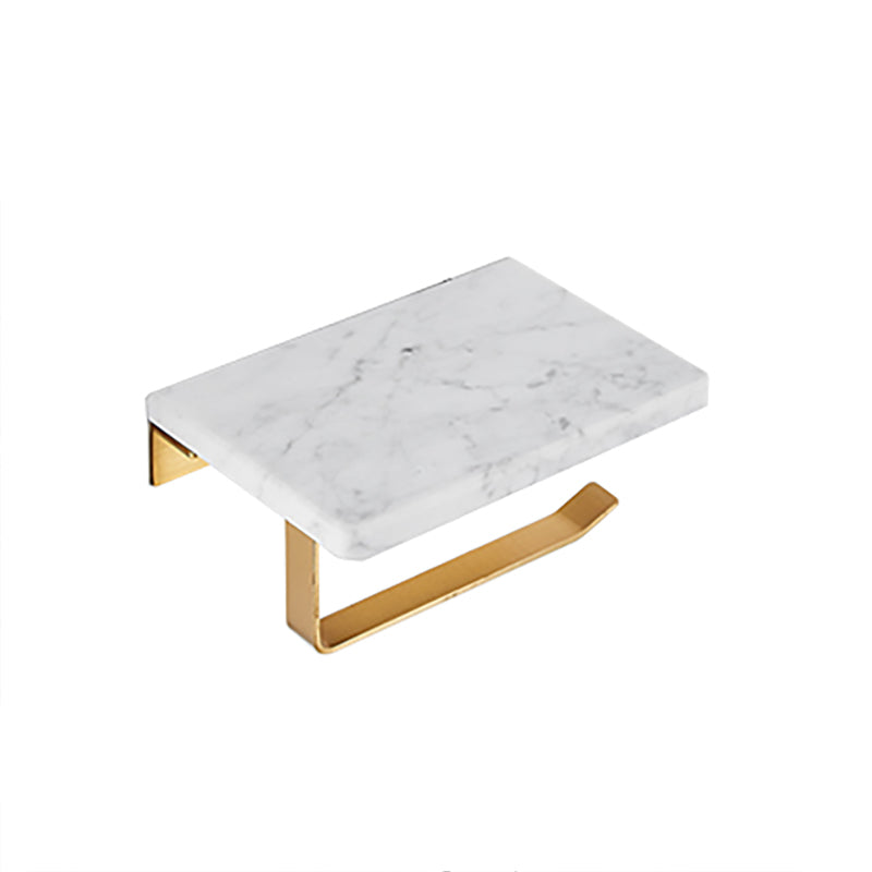 Avtoit | Metal and Marble Bathroom Accessory Single or in Set in Gold