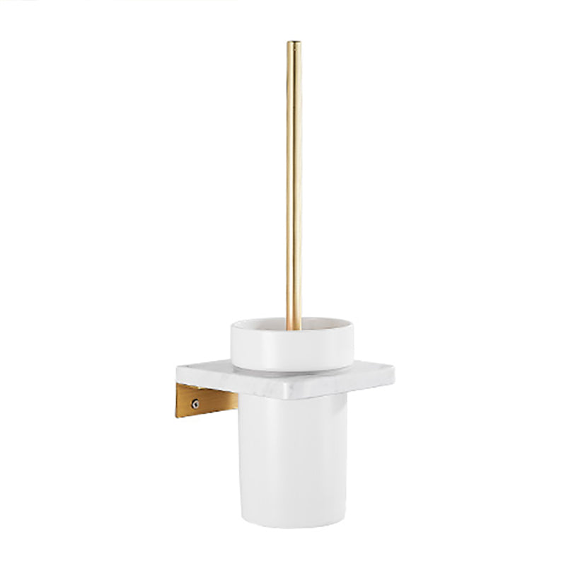 Avtoit | Metal and Marble Bathroom Accessory Single or in Set in Gold