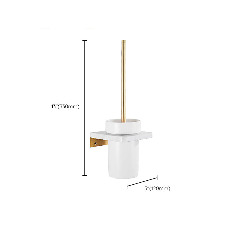 Avtoit | Metal and Marble Bathroom Accessory Single or in Set in Gold