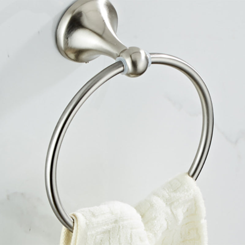Avtoit | Metal Bathroom Set Traditional Style Nickel Bathroom Accessories Set