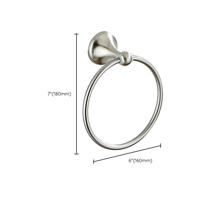 Avtoit | Metal Bathroom Set Traditional Style Nickel Bathroom Accessories Set