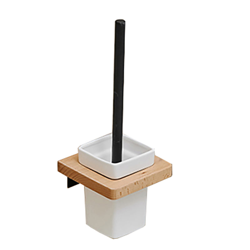 Avtoit | Metal and wood bathroom accessories as a single piece or in a set in black