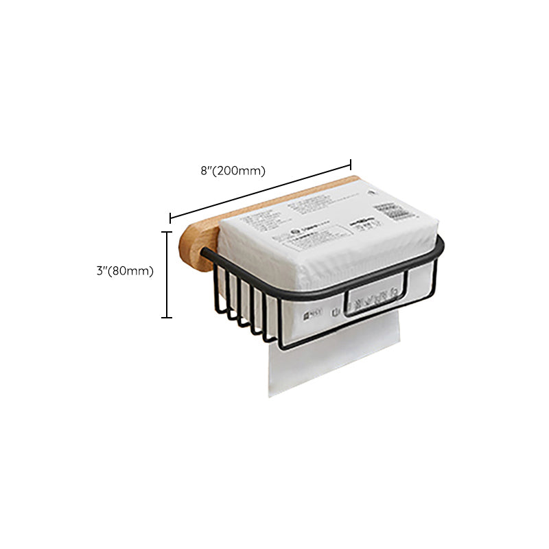 Avtoit | Metal and wood bathroom accessories as a single piece or in a set in black