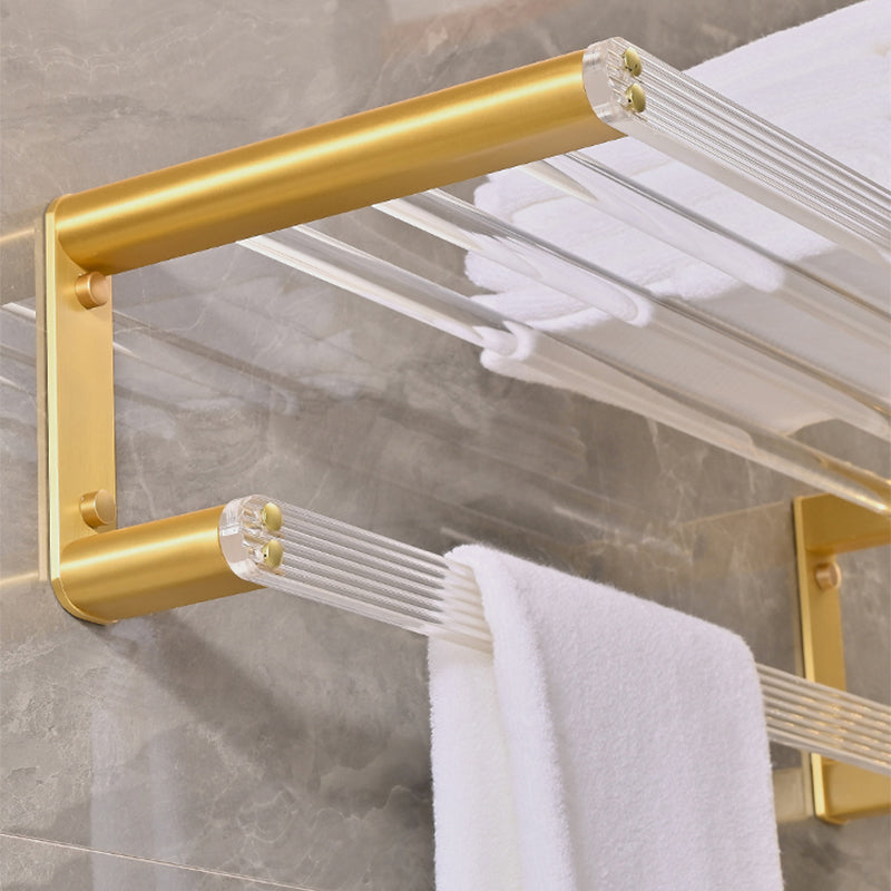 Avtoit | Metal and acrylic bathroom accessories as a single piece or in a set in gold