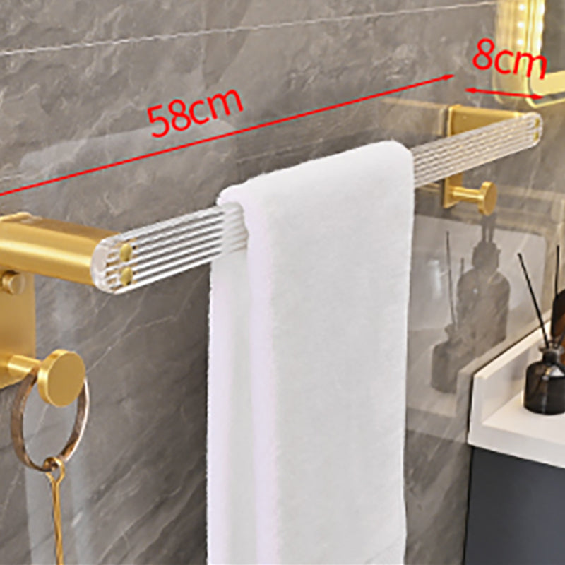 Avtoit | Metal and acrylic bathroom accessories as a single piece or in a set in gold