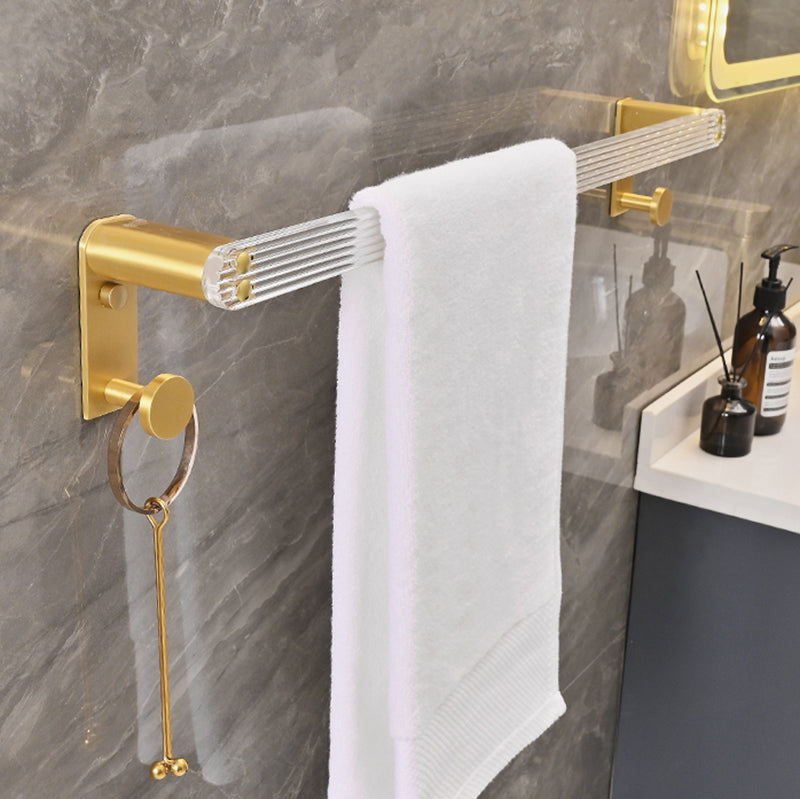 Avtoit | Metal and acrylic bathroom accessories as a single piece or in a set in gold