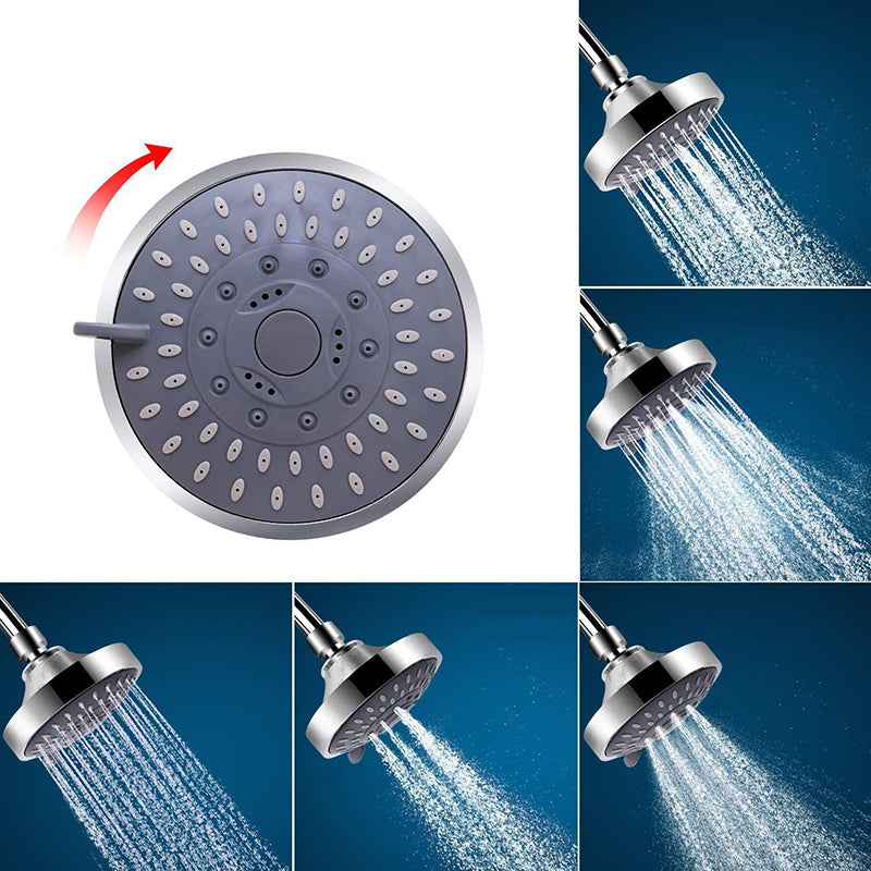 Avtoit | Modern Fixed Shower Head with Catalyst 4-Inch Silver Wall Mount Shower Head