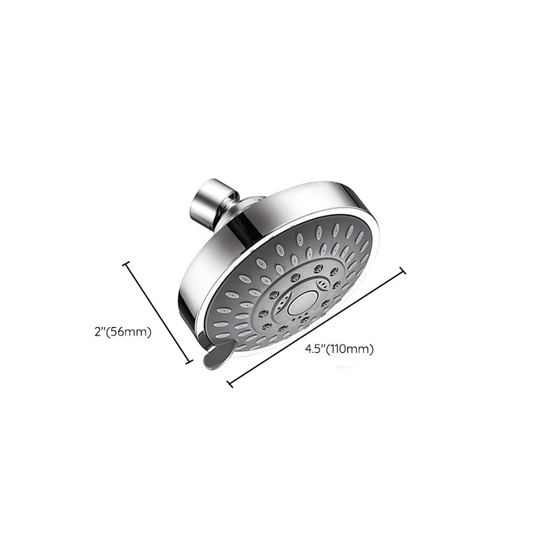 Avtoit | Modern Fixed Shower Head with Catalyst 4-Inch Silver Wall Mount Shower Head