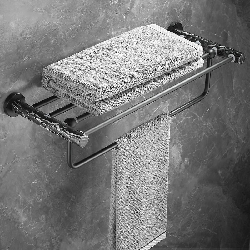 Avtoit | Metal and marble bathroom accessories as a single piece or as a set in black