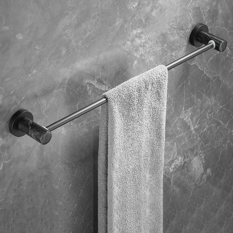 Avtoit | Metal and marble bathroom accessories as a single piece or as a set in black