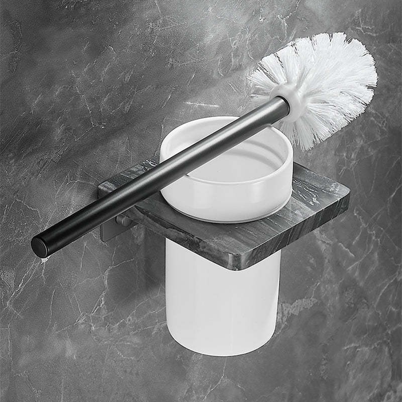 Avtoit | Metal and marble bathroom accessories as a single piece or as a set in black