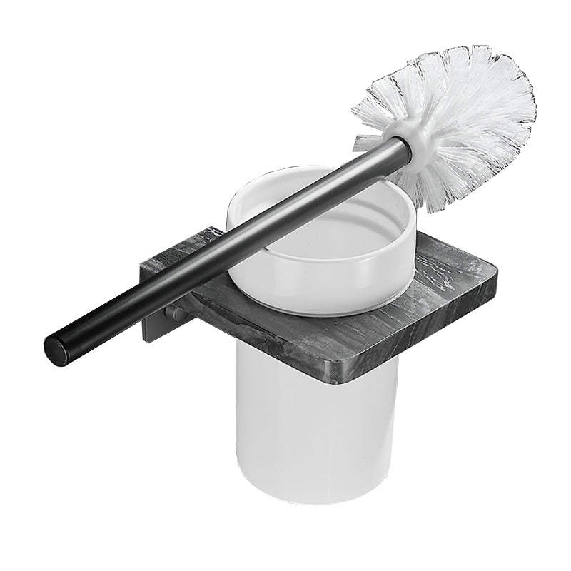 Avtoit | Metal and marble bathroom accessories as a single piece or as a set in black