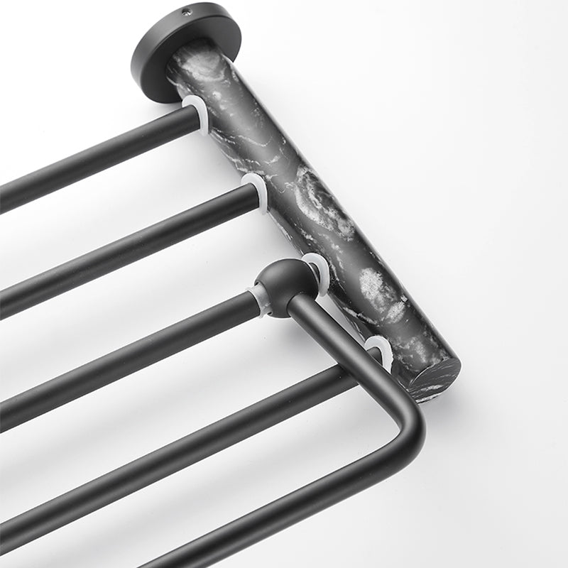 Avtoit | Metal and marble bathroom accessories as a single piece or as a set in black