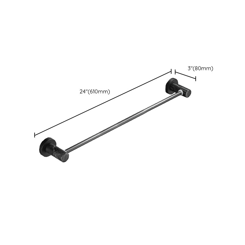 Avtoit | Metal and marble bathroom accessories as a single piece or as a set in black