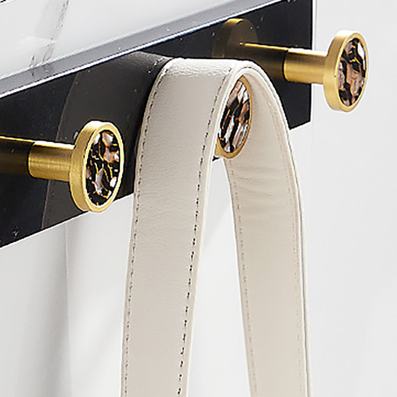 Avtoit | Metal and Marble Bathroom Minimalist Accessory as a Single Piece or in a Set in Gold
