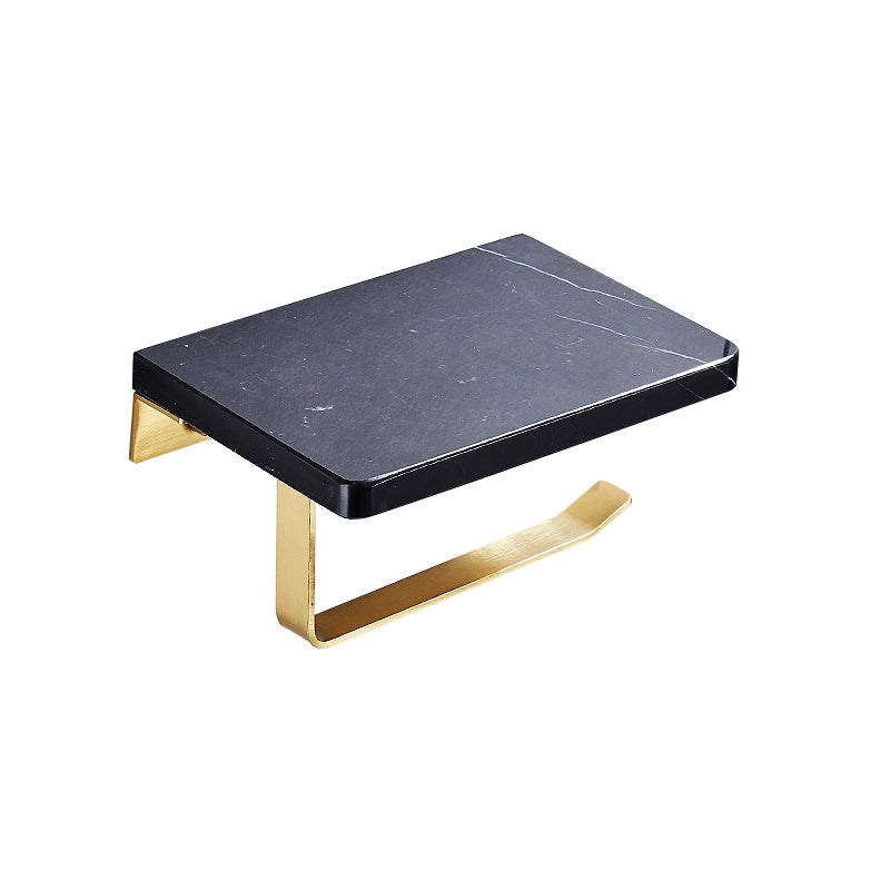 Avtoit | Metal and Marble Bathroom Minimalist Accessory as a Single Piece or in a Set in Gold