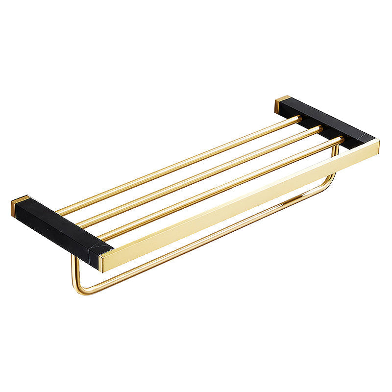 Avtoit | Metal and Marble Bathroom Minimalist Accessory as a Single Piece or in a Set in Gold
