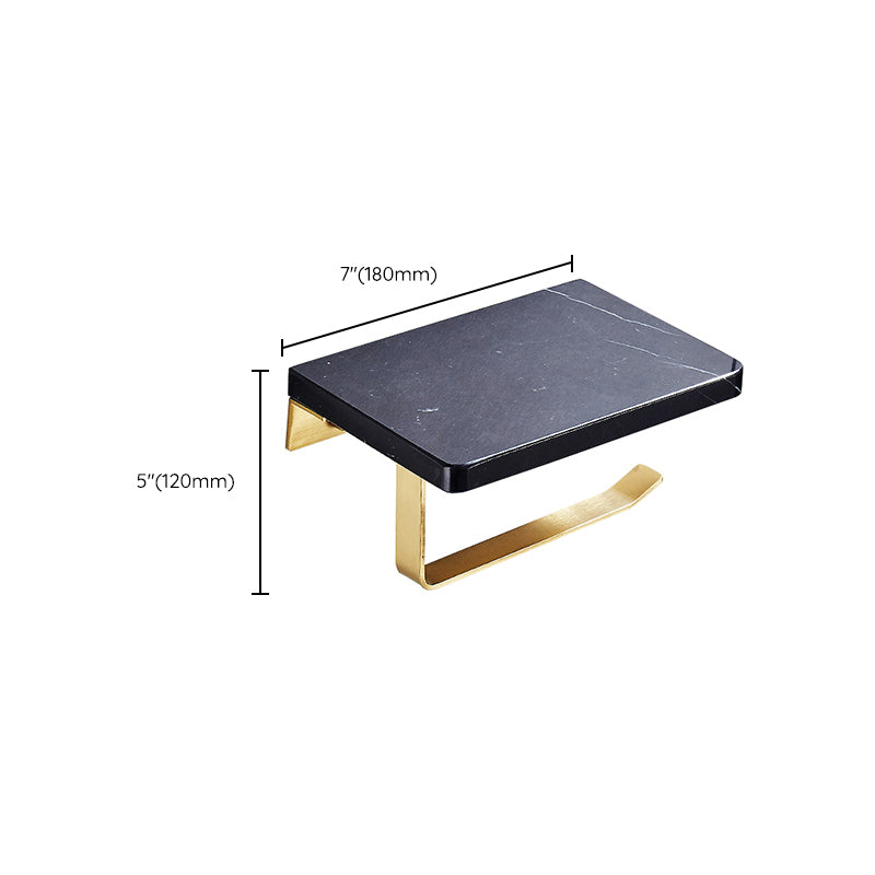 Avtoit | Metal and Marble Bathroom Minimalist Accessory as a Single Piece or in a Set in Gold