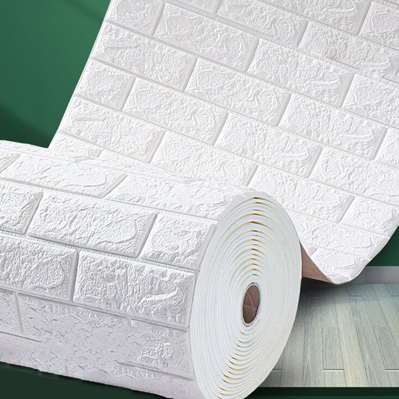 Avtoit | Modern wall-ceiling element for sticking with 3D embossing in white