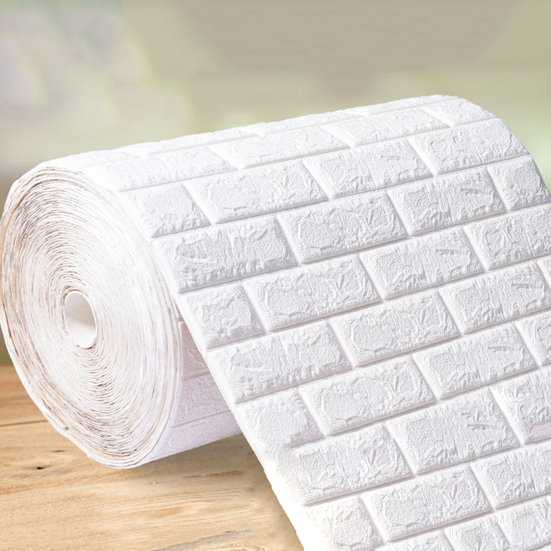 Avtoit | Modern wall-ceiling element for sticking with 3D embossing in white