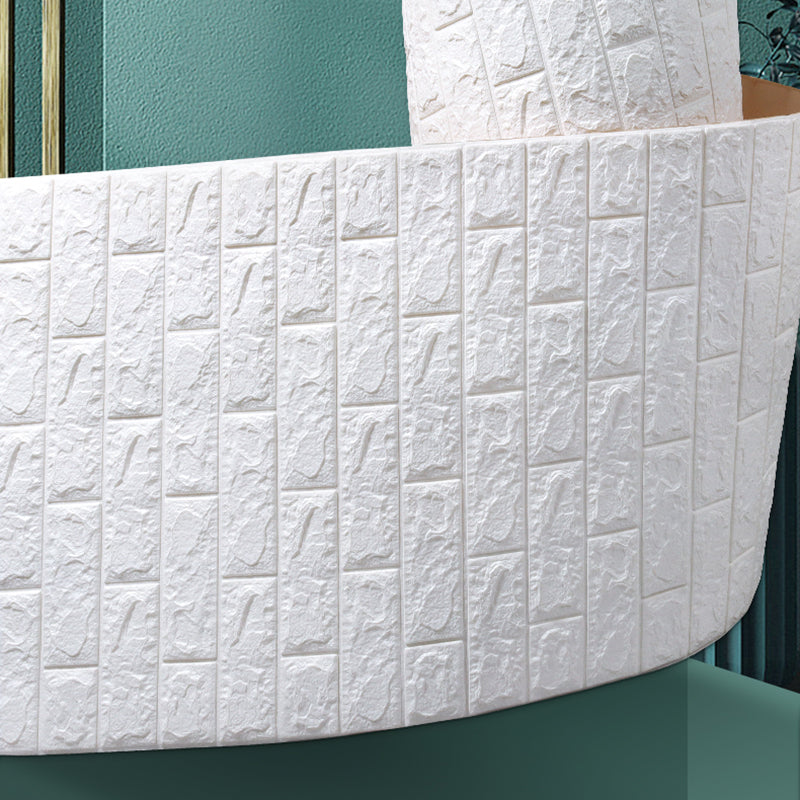 Avtoit | Modern wall-ceiling element for sticking with 3D embossing in white