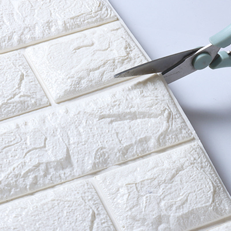 Avtoit | Modern wall-ceiling element for sticking with 3D embossing in white