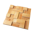 Avtoit | Mosaic Wood Wall Cladding Glue Living Room Modern Style Wood Plank