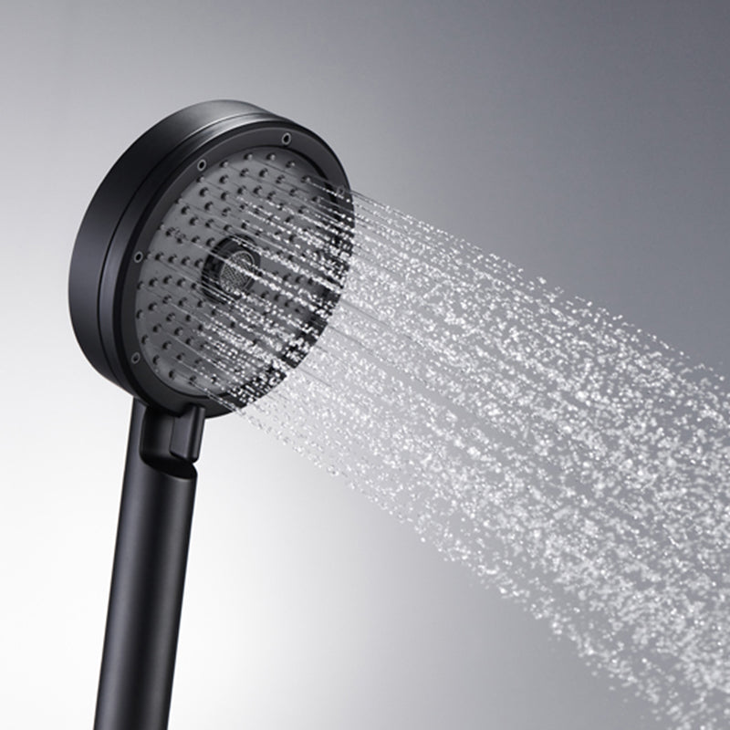 Avtoit | Matt Black Hand Shower Modern 3-Stream Round Wall Mounted Hand Shower