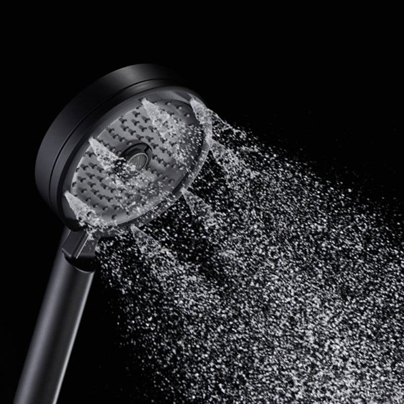 Avtoit | Matt Black Hand Shower Modern 3-Stream Round Wall Mounted Hand Shower