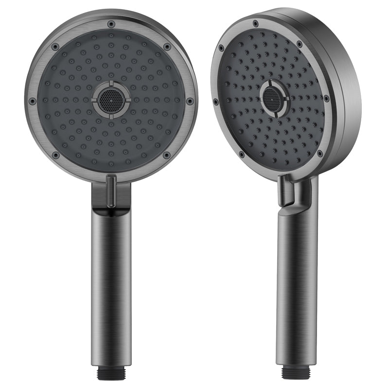 Avtoit | Matt Black Hand Shower Modern 3-Stream Round Wall Mounted Hand Shower