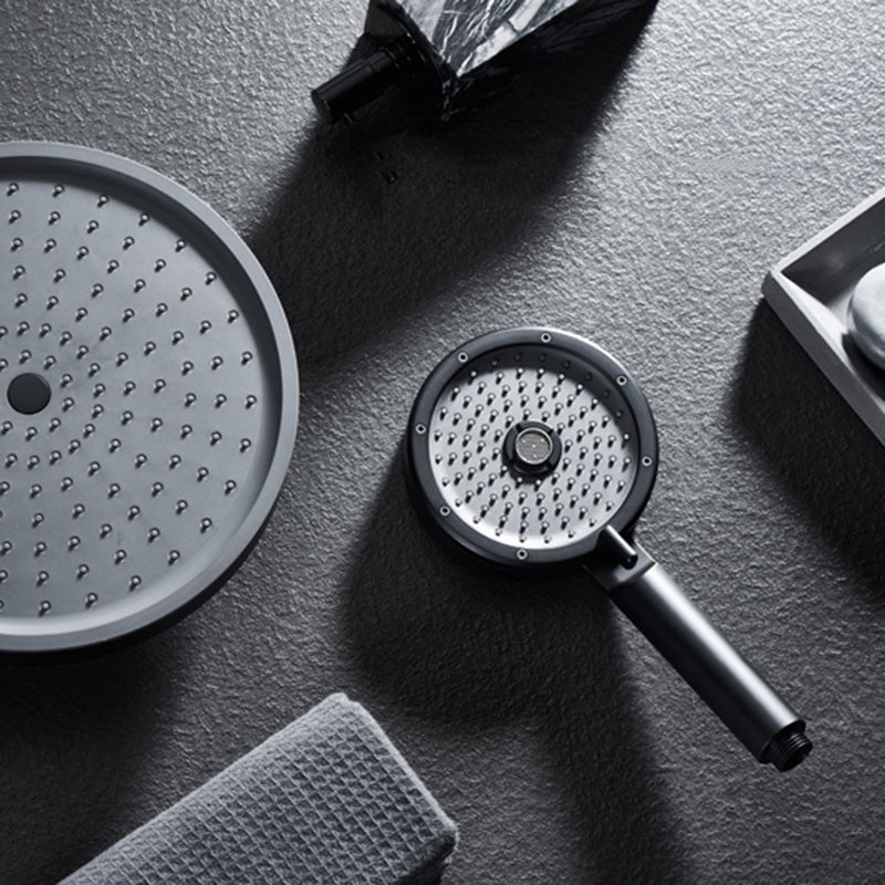 Avtoit | Matt Black Hand Shower Modern 3-Stream Round Wall Mounted Hand Shower