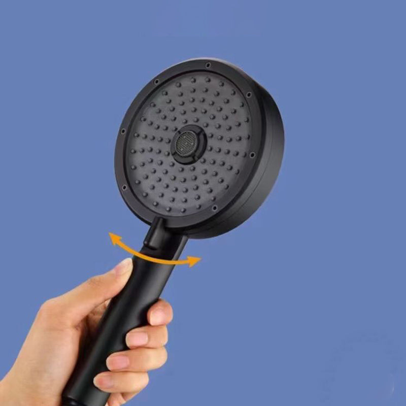 Avtoit | Matt Black Hand Shower Modern 3-Stream Round Wall Mounted Hand Shower