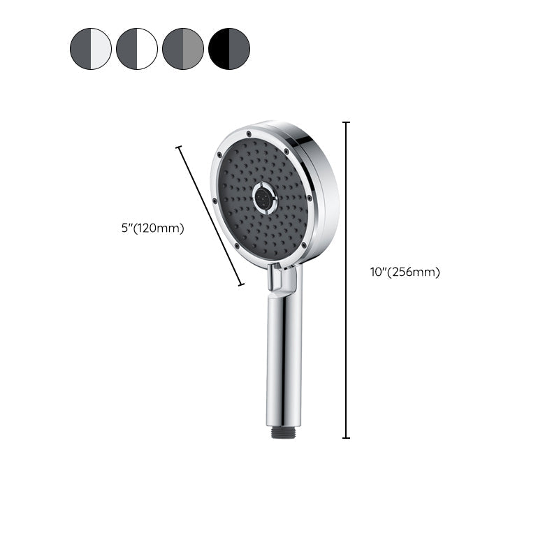 Avtoit | Matt Black Hand Shower Modern 3-Stream Round Wall Mounted Hand Shower