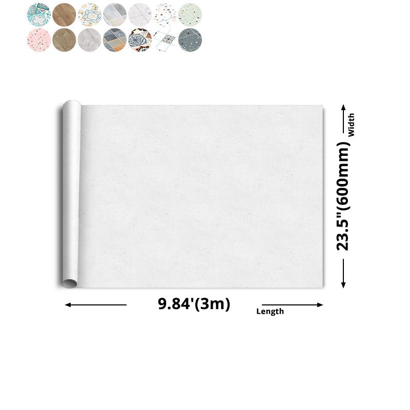 Avtoit | Bathroom Square PVC Flooring 24" x 118" x 4mm Peel and Stick Vinyl Flooring