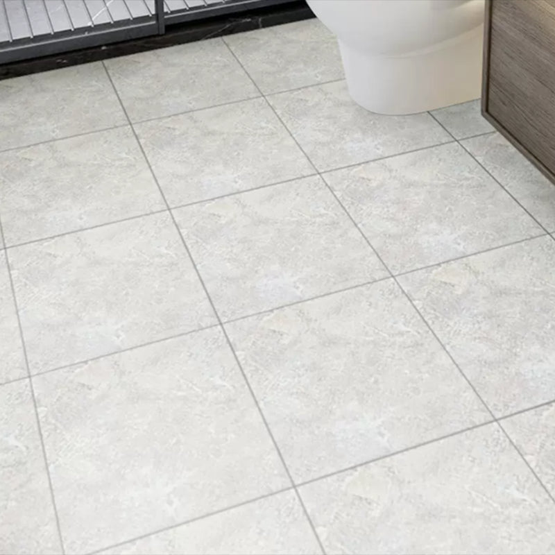 Avtoit | Square Bathroom PVC Flooring 12" x 12" x 0.07 mm Peel and Stick Vinyl Flooring
