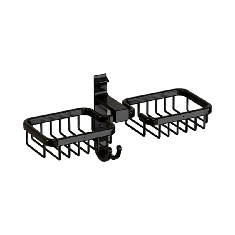 Avtoit | Modern Bathroom Accessory Set Shelf Black/Silver/Grey Bathroom Accessories Set