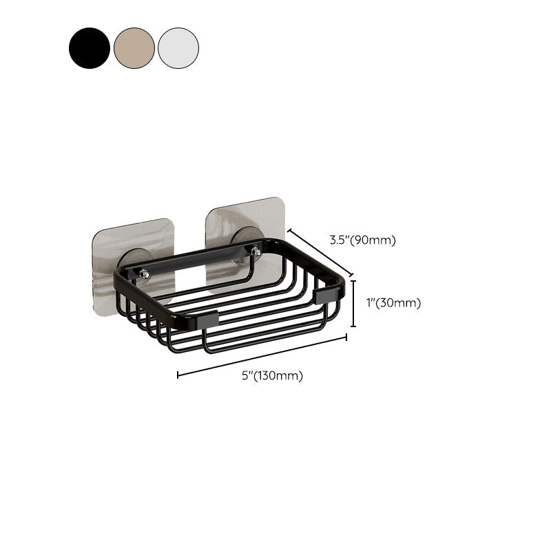 Avtoit | Modern Bathroom Accessory Set Shelf Black/Silver/Grey Bathroom Accessories Set