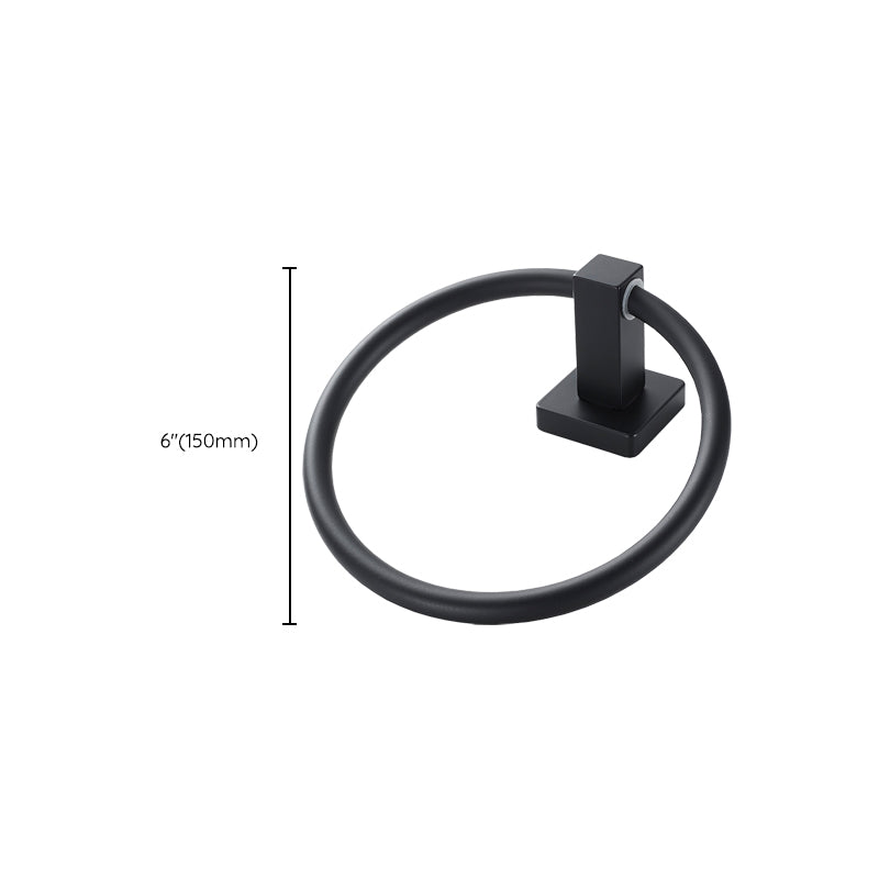 Avtoit | Traditional Bathroom Accessories Set Black Towel Ring Bathroom Shelf Bathroom Accessories Set
