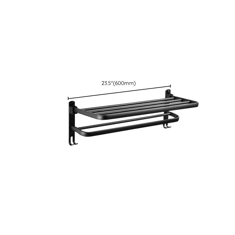 Avtoit | Traditional Bathroom Accessories Set Black Towel Ring Bathroom Shelf Bathroom Accessories Set