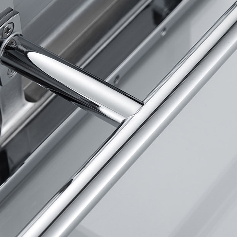 Avtoit | Contemporary 2-piece bathroom set made of polished chrome stainless steel toilet paper holder