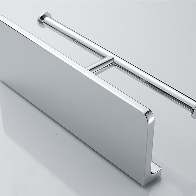 Avtoit | Contemporary 2-piece bathroom set made of polished chrome stainless steel toilet paper holder