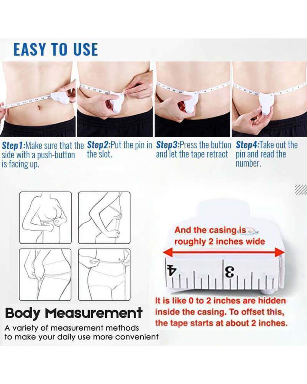 Avtoit | Automatic Telescopic Portable Measuring Tape