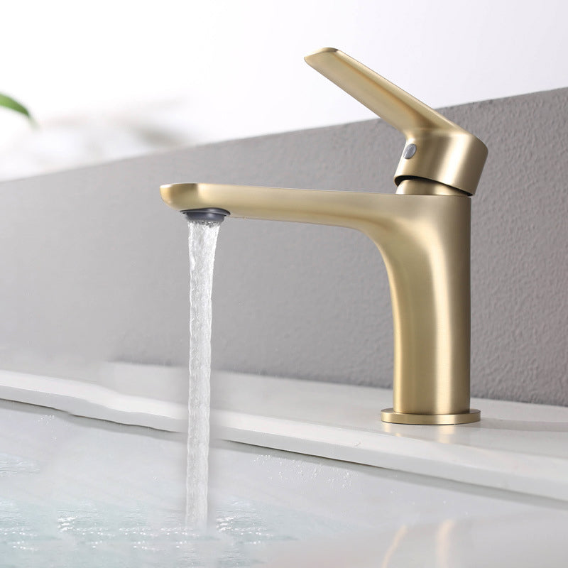 Avtoit | Light Luxury Basin Faucet with Lever Handle Single Hole Bathroom Faucet