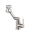 Avtoit | Contemporary Centerset Faucet Lever Handles Low Arc Stainless Steel Faucet