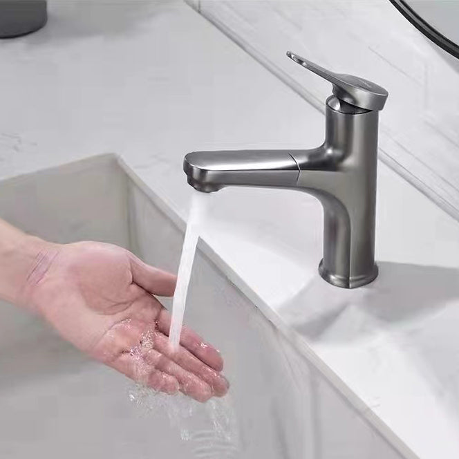 Avtoit | Modern Vessel Faucet Copper Single Handle Pull Down Vessel Faucet